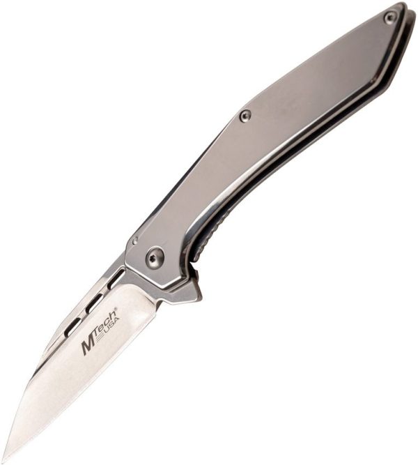 MTech Framelock Mirror Polish Stainless Folding Knife
