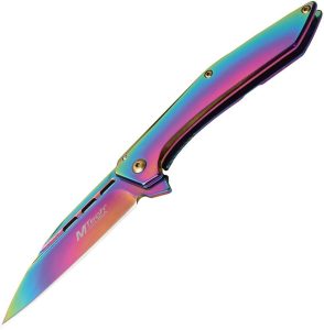 MTech Framelock Spectrum Finish Stainless Knife