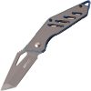 MTech Linerlock Blue TiNi Tanto Folding Knife