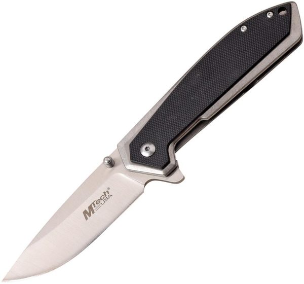 MTech MT1068SW Framelock - Stonewash G10 Inlay