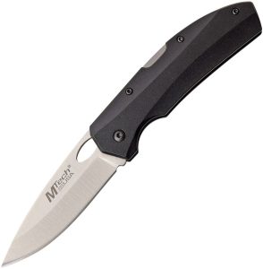 MTech MT1076BK Lockback - Black Aluminum Drop Point