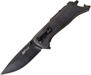 MTech MT1082BK Linerlock - Black Pakkawood Multi-Tool
