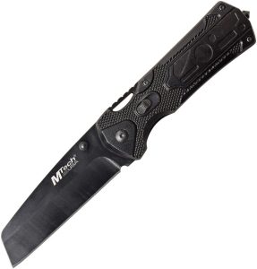 MTech 4.5" Closed Black Linerlock Multi-Tool Folding Knife