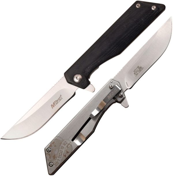 MTech Framelock Don't Tread Folding Knife - G10 Handle
