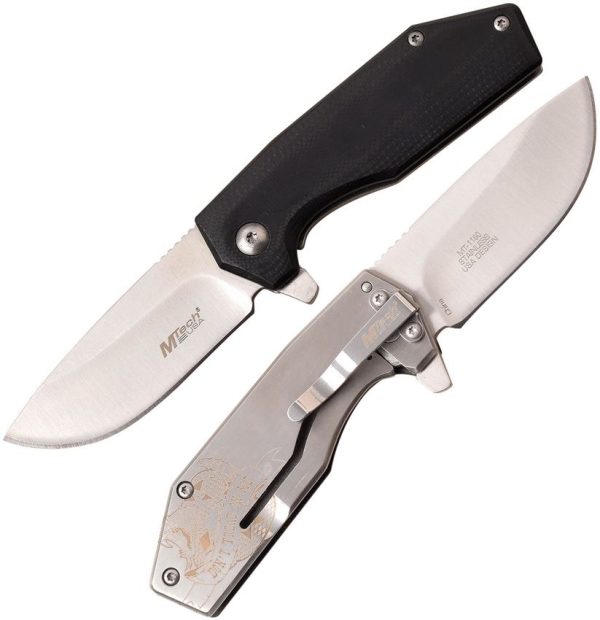 MTech Framelock Don't Tread Mini - G10 Handle