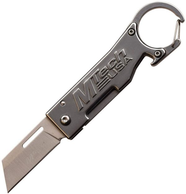 MTech Framelock Gray Anodized Stainless Folding Knife