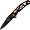 Mtech MT1176BK Linerlock - Black Aluminum Handle