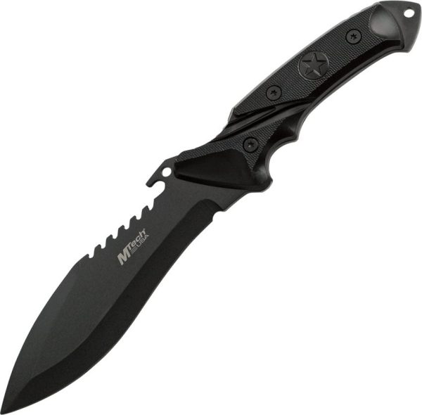 MTech Military Tactical Bowie Sawback 440 Stainless