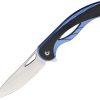 Mtech MT2013 Linerlock Folding Knife - Blue Aluminum
