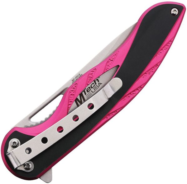MT2013PK_add_01.jpg Mtech MT2013 Linerlock Folding Knife - Pink Aluminum