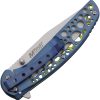 Mtech MT2015 Linerlock Tanto Knife - Blue Yellow