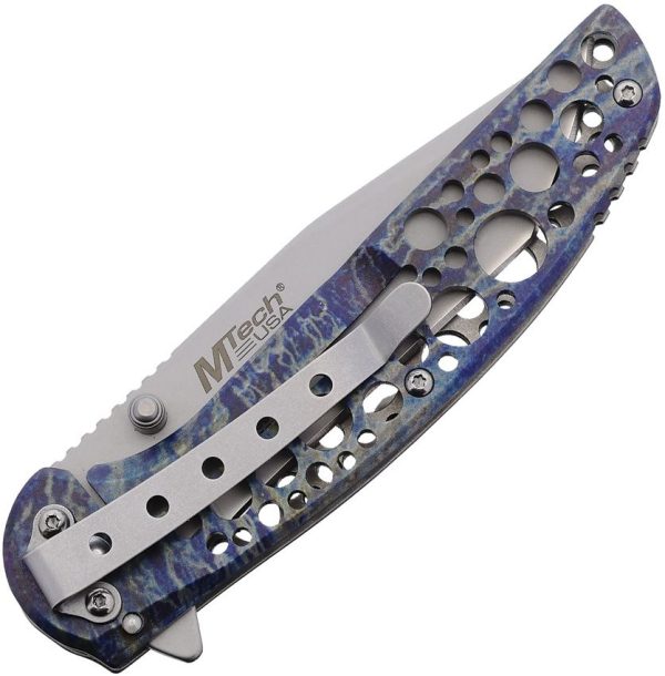 Mtech MT2015 Linerlock Tanto Knife - Flame Gray