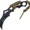 MTech Modified Karambit 3.25 Inch Black Coated Blade
