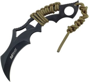 MTech Modified Karambit 3.25 Inch Black Coated Blade