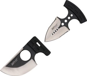 MTech Push Knife Combo 440C Two-Tone Stainless Blades