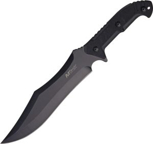 MTech Fixed Blade 440C Clip Point - Black G10 Handle