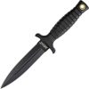 MTech Boot Knife Fixed Blade - Black Dagger 440 Stainless