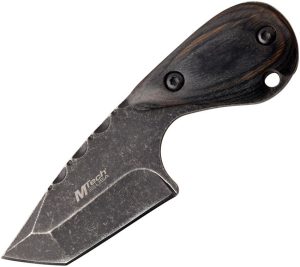 MTech Fixed Blade Tanto - Black Pakkawood