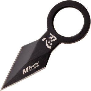 MTech Double Edge Fixed Blade - Black Finish