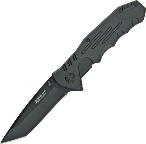 MT378.jpg MTech Tanto Linerlock - Black 440 Stainless