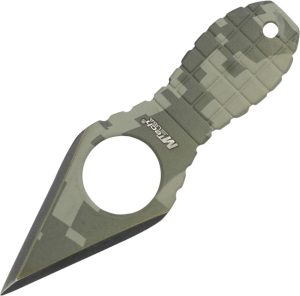MTech Grenade Neck Knife Digital Camo Double Edge 2.25in