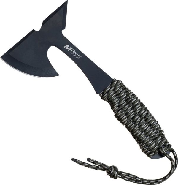 MTech Axe OD Green Cord Wrapped 440 Stainless 4.5in