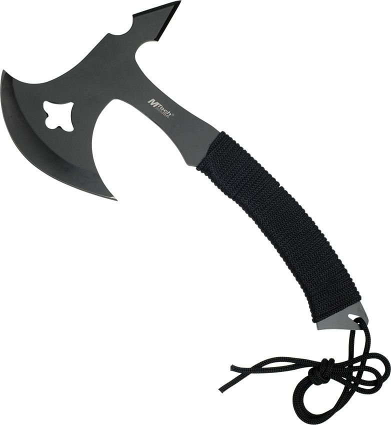 MTech 12" Camping Axe with 440 Stainless Steel Head and Spike Blade