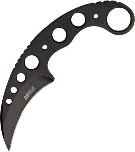 MTech Tactical Karambit Neck Knife - Black 440