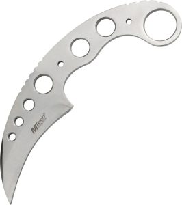 MTech Tactical Karambit Neck Knife - Silver 440