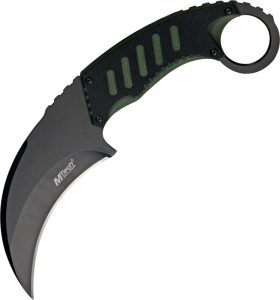 MTech Tactical Karambit - Black/Green G10