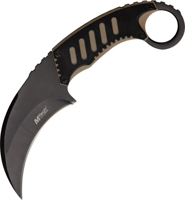 MTech Tactical Karambit - Black/Tan G10