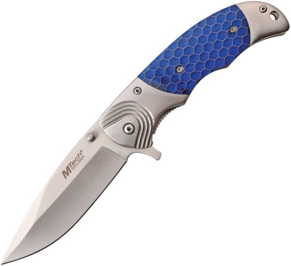 MTech Framelock A/O Blue C-Tek Inlay Knife