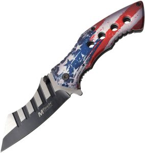 MTech Linerlock A/O USA American Flag Aluminum