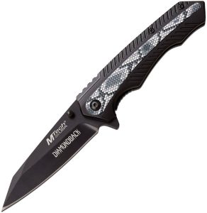 MTA1112GY.jpg MTech Snake Linerlock A/O Gray Snakeskin Pattern