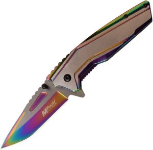 MTech Linerlock A/O Spectrum Satin and TiNi Coated