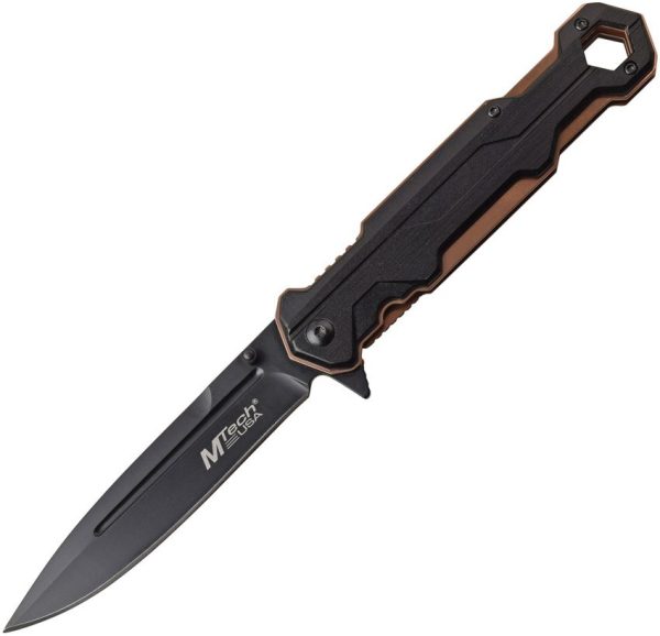 MTech Linerlock Bronze Liners Black Blade