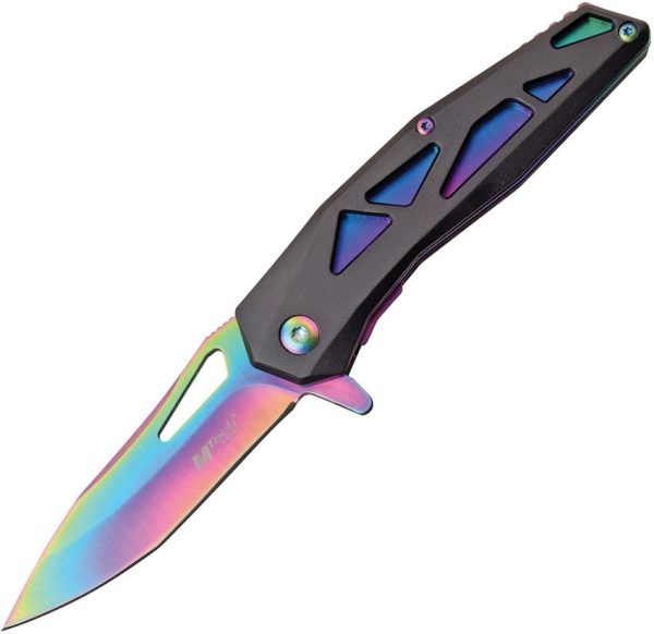 MTech Linerlock A/O Spectrum - Black Handle