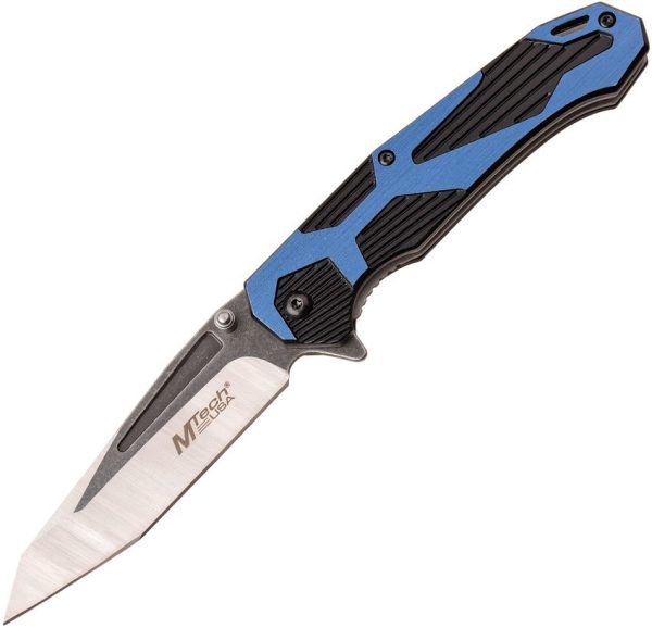 MTA1146BBK.jpg MTech Linerlock A/O Blue - Modified Tanto Blade
