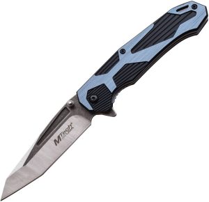 MTech Linerlock A/O Gray - Modified Tanto Blade
