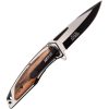 MTech Wood Framelock A/O - Light Brown Pakkawood