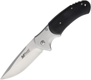 MTA1155BK.jpg MTech Linerlock A/O Black Pakkawood - Satin Blade