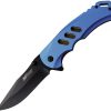 MTech Linerlock A/O Blue - Aluminum Handle