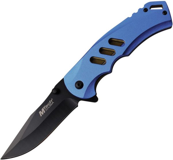 MTech Linerlock A/O Blue - Aluminum Handle
