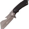 MTech Linerlock A/O Gray TiNi Coated 3.25 inch