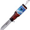 Mtech Bottle Linerlock Folding Knife 2.5" Blade Belgian Beer