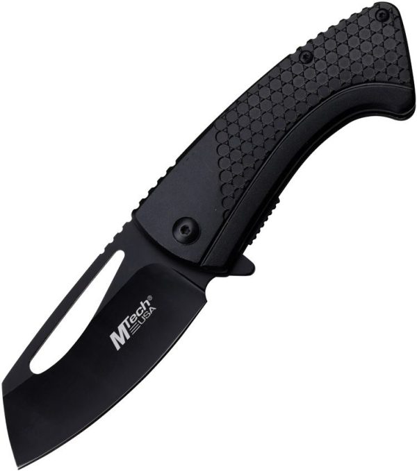 Mtech Linerlock A/O Black - Wharncliffe Aluminum Handle