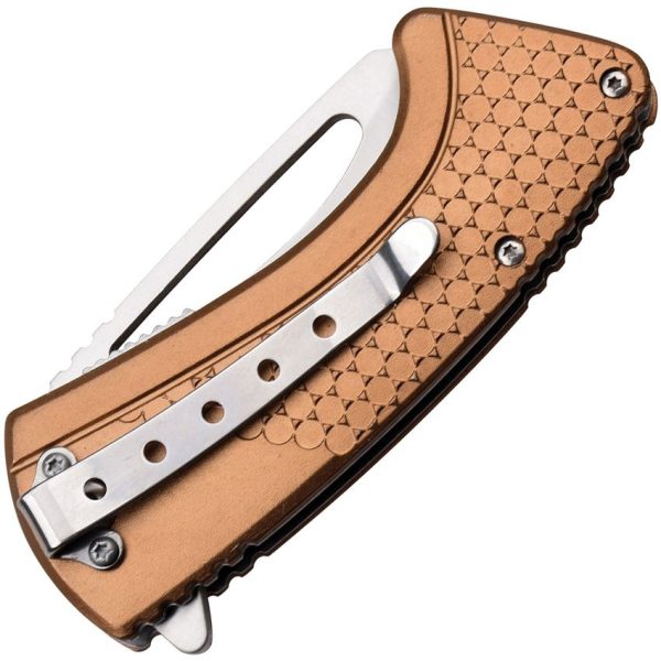 Mtech Linerlock A/O Bronze - Aluminum Handle Folding