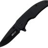 MTech Linerlock Black Oxide Assisted Opening Knife