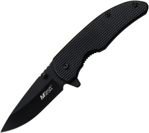MTech Linerlock Black Oxide Assisted Opening Knife