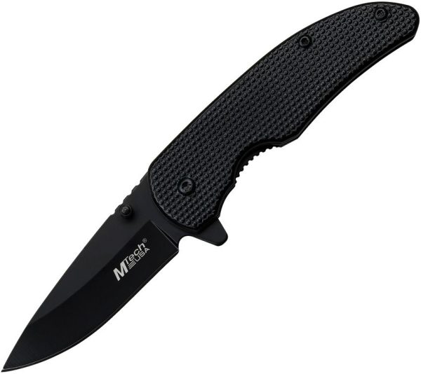 MTech Linerlock Black Oxide Assisted Opening Knife